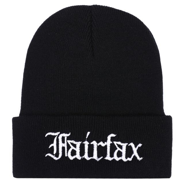 Custom Super Stretch Embroidered Knit Beanie w/ Cuff