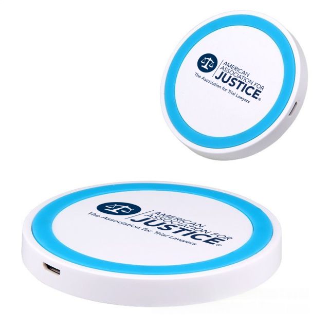 Custom Super Thin Mini Wireless Charger - 5W
