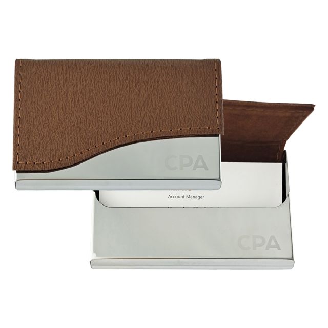 Custom Textured Business Card Holders