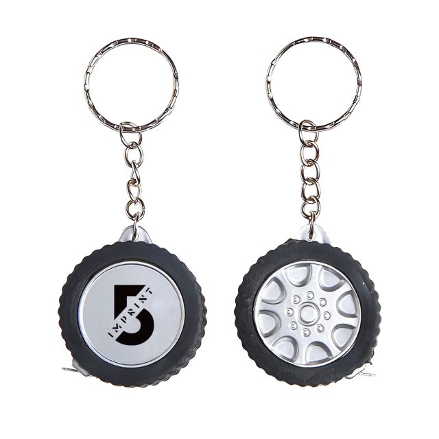 Custom Tire Shaped Tape Measure - 3.3'