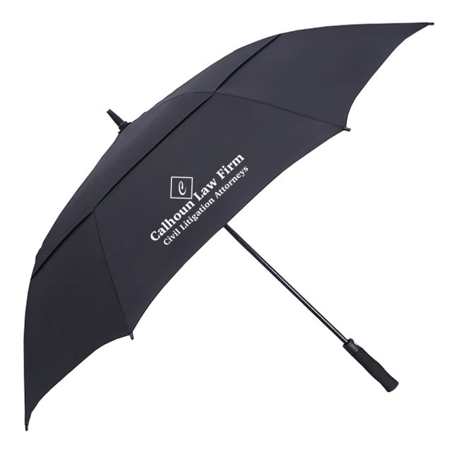 Custom Vented Auto Open Golf Umbrella - 60"