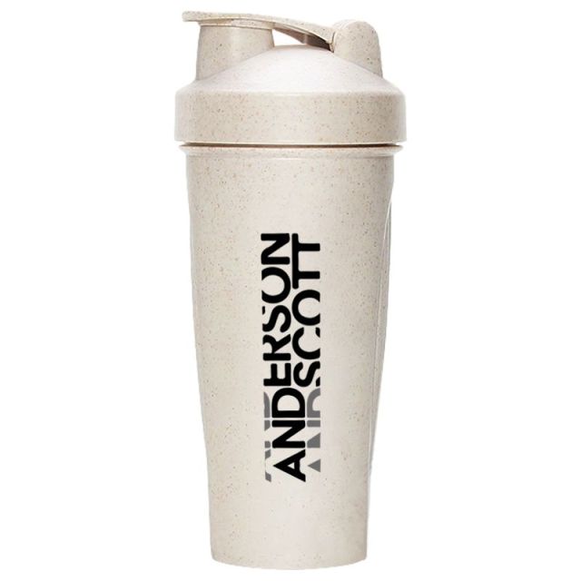 Custom Wheat Straw Sports Shaker Bottle - 20 oz.