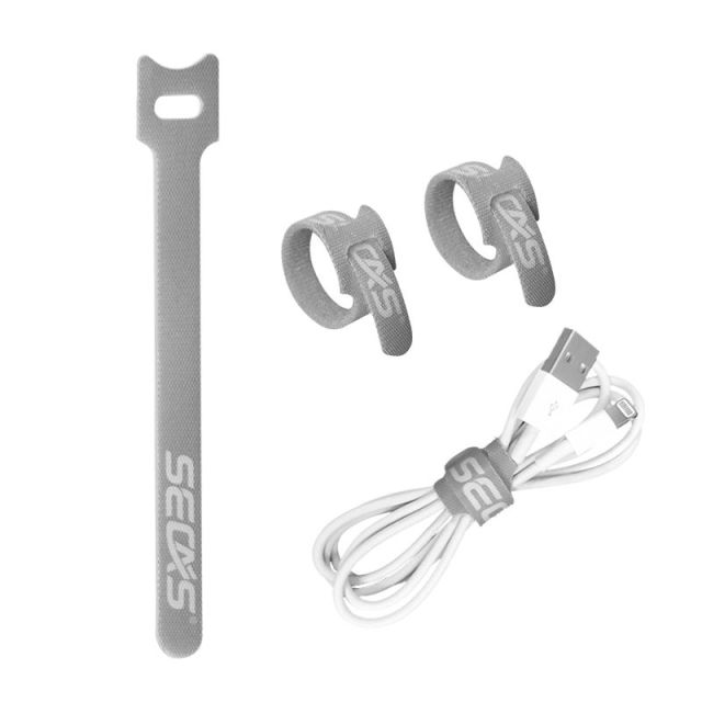 Custom Hook and Loop Fastening Cable Tie