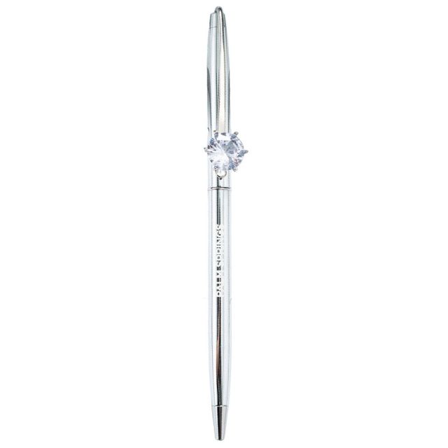 Custom Metal Ballpoint Pen w/ Diamond Clip