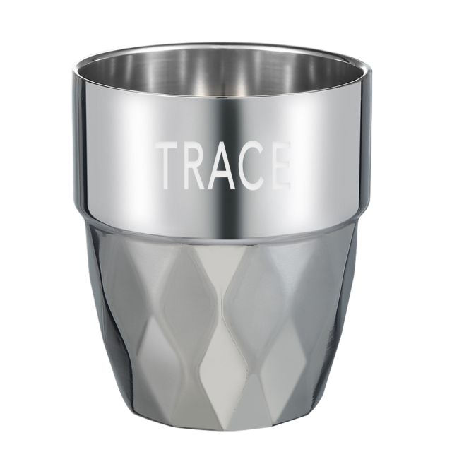 Custom Double Wall Stainless Steel Diamond Mug - 10 oz.