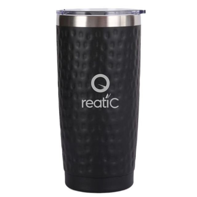Custom Dimpled Double Wall Travel Tumbler - 20 oz.
