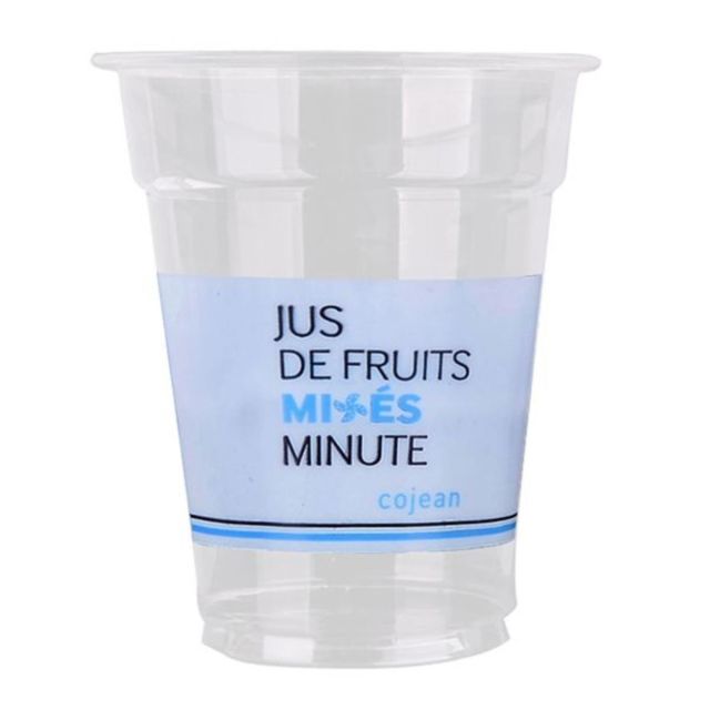 9 oz. Custom Plastic PET Cold Cups (78mm) - 1000 / Case