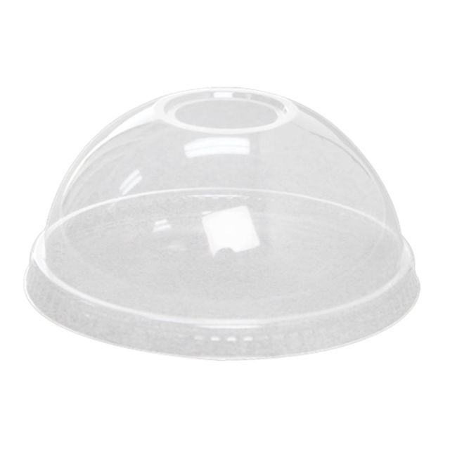 Dome Lids for 14, 16 or 20oz Clear Plastic PET Cups (98mm) - 1000 / Case