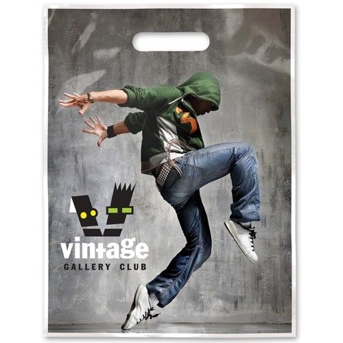 Full Color Custom Plastic Bags - 9"w x 12"h