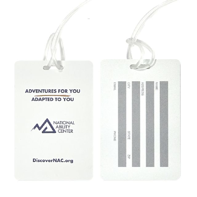 Full Color Custom Write-On Surface Luggage Tag