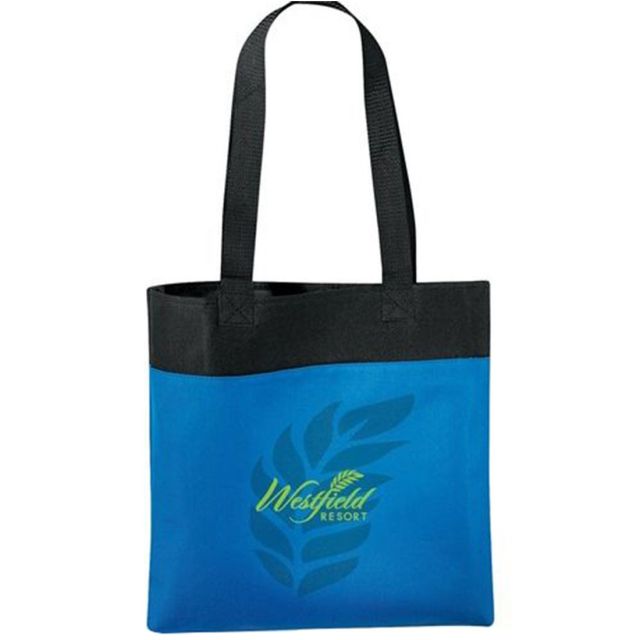 Custom Heavy Meeting Tote Bags - 15"w x 14.75"h x 1"d