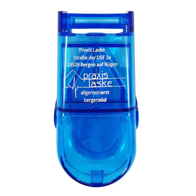 Custom Portable Pill Cutter Splitter w/ Pill Box