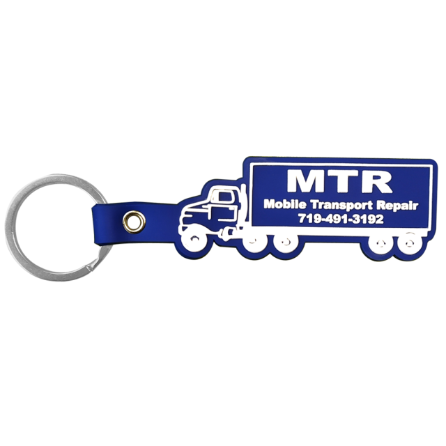Custom Truck Shape Soft Key Tag