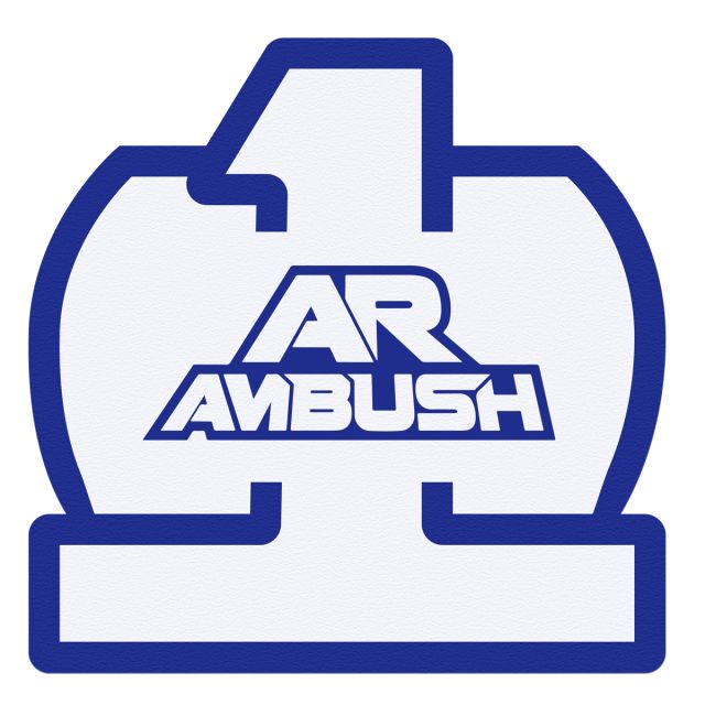 Full Color Custom Number One Shaped Pulp Board Coasters - 40 pt.