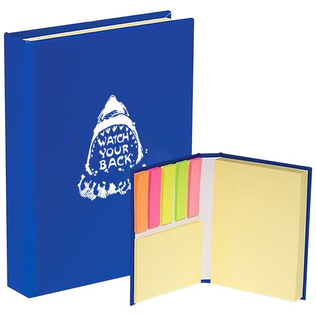 Custom Paper Hardcover Sticky Notebook - 3"w x 4"h