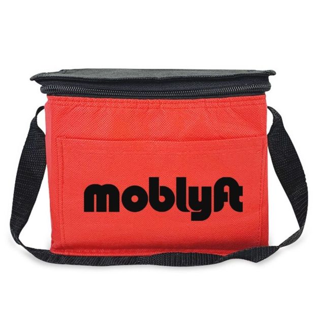 Non-Woven Insulated Custom Cooler Bag - 6 Can