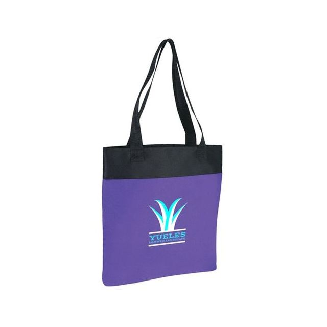 Custom Shopper Promotional Tote Bag - 15"w x 15"h x 1"d