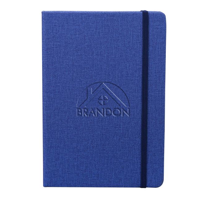 Custom Hardcover Linen-like Journal - 5.7"w x 8.25"h
