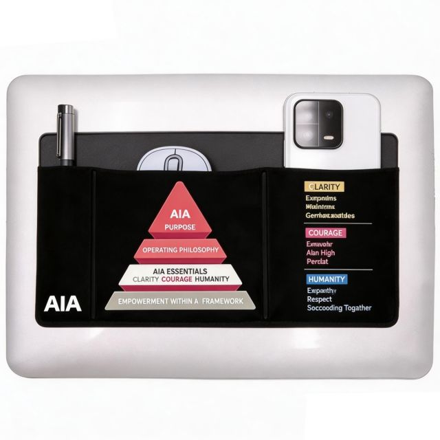 Custom Stick-On 3-Pocket Laptop Pouch