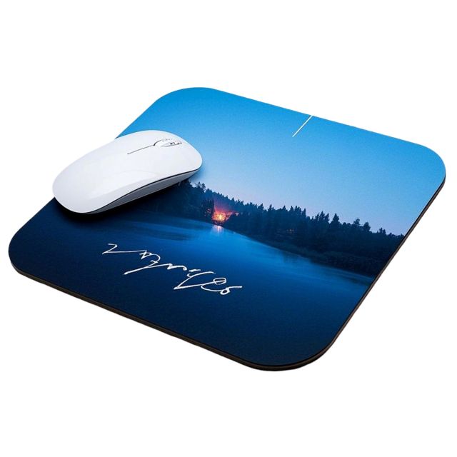 Full Color Custom Fabric Surface Mouse Pad - 8.66" x 8.66" x .13"