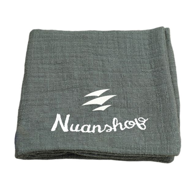 Custom Cotton Flax Embroidered Tea Cloth - 10.25" x 10.25"