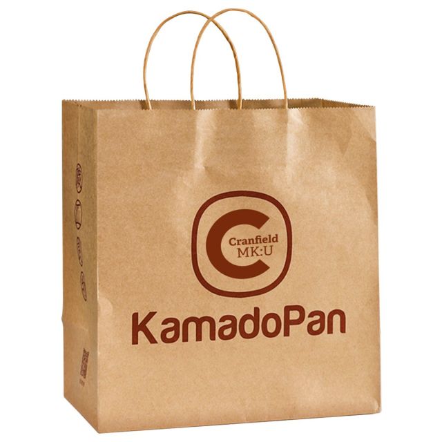 Custom Jumbo Kraft Paper Bag - 18"w x 18.75"h x 7"d