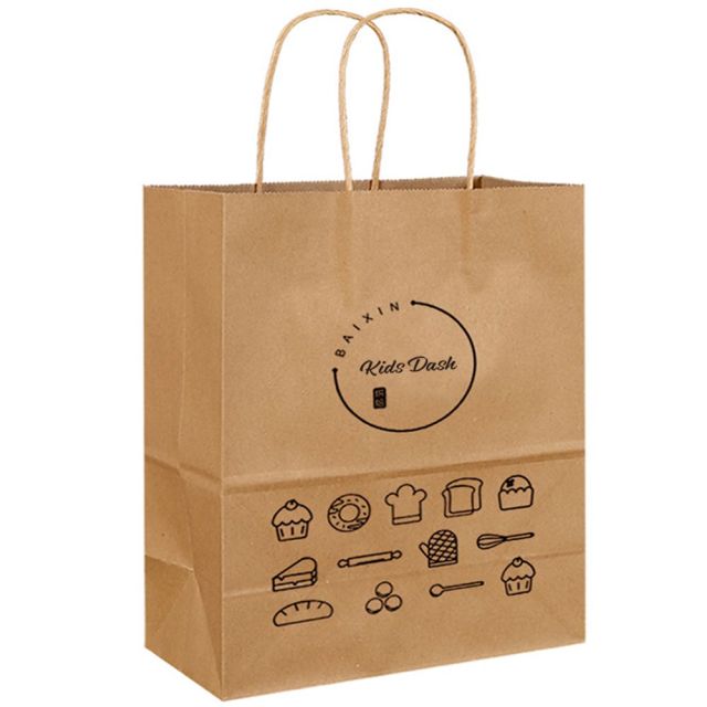 Custom Queen Kraft Paper Bag - 16"w x 19.25"h x 6"d