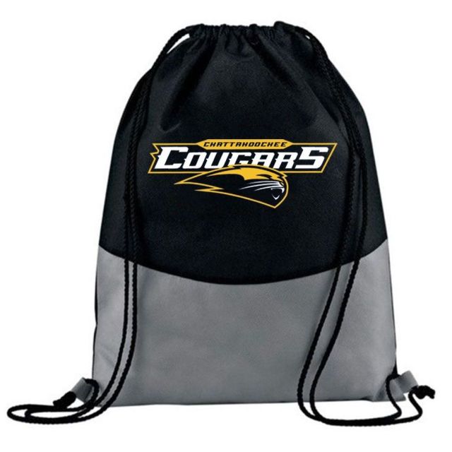 Custom PolyPro Non-Woven Drawstring Logo Backpack - 13.5"w x 17.5"h