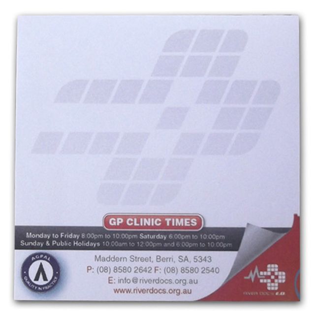 Full Color Custom Sticky Pad - 50 Sheets - 3"w x 3"h