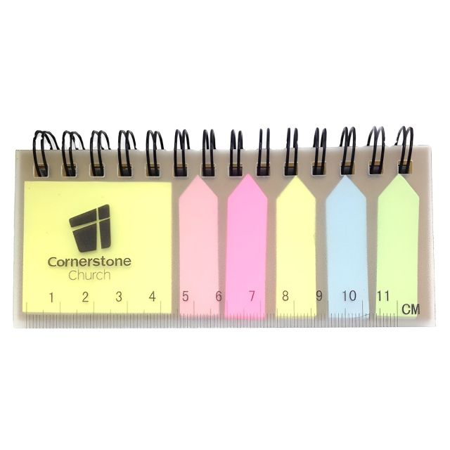 Custom Notebook w/ Sticky Notes & Flags