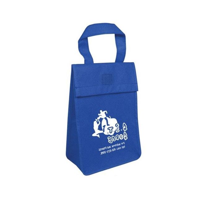Custom Light Weight Non-Insulated Lunch Tote - 6.75"w x 9"h x 3.75"d