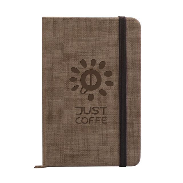 Custom Mini Textured PU Journal - 2.8"w x 4.3"h