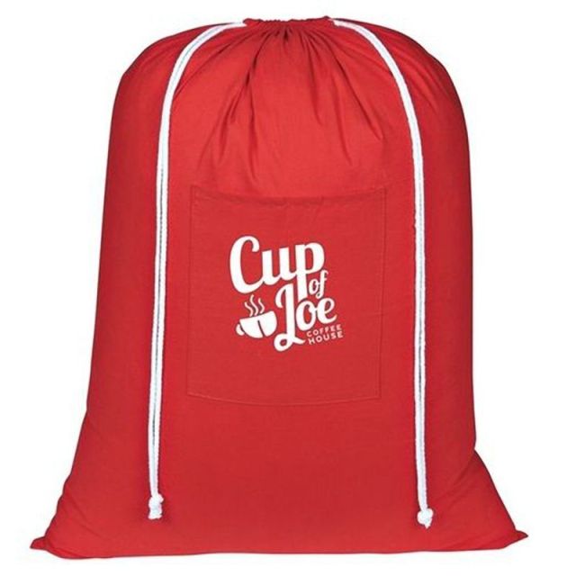 Custom Cotton Promotional Laundry Bag - 19.5"w x 25.5"h