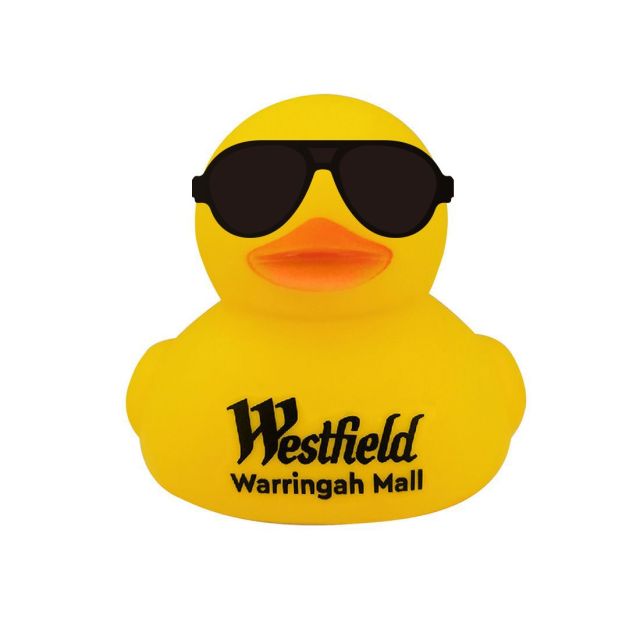 Promotional Logo Bath Rubber Duck - 2.1" x 2" x 1.65"