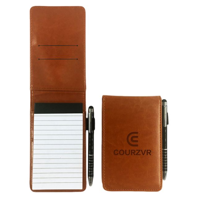 Custom A7 Mini Pocket Notepad Holder w/ Stylus Pen