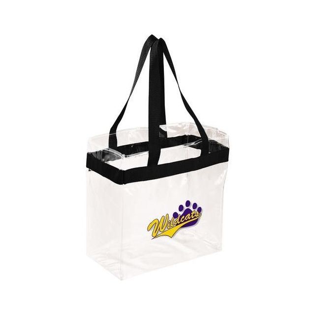 Clear Stadium Custom Tote Bag - 12"w x 12"h x 6"d