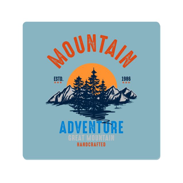 Full Color Absorbent Stone Custom Coasters - Square