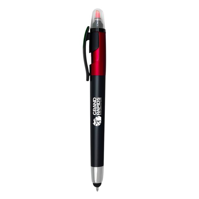 Custom Mate Ballpoint Pen w/ Stylus & Highlight
