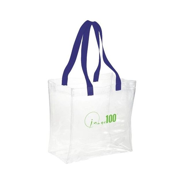 Stadium Clear Custom Tote Bag - 12"w x 12"h x 6"d
