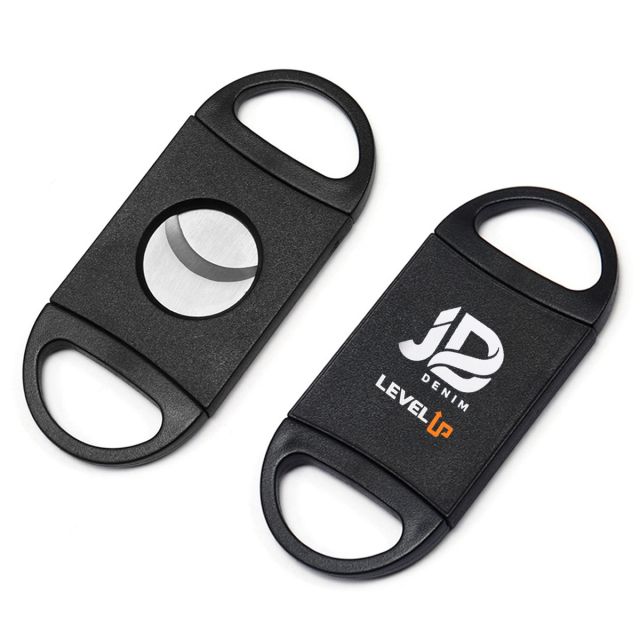 Custom Plastic Double Blade Cigar Cutter