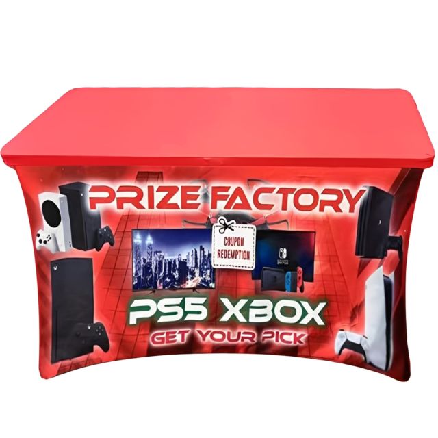 Full Color Custom 4-Sided Ultra Fitted Table Cover - 4 ft.