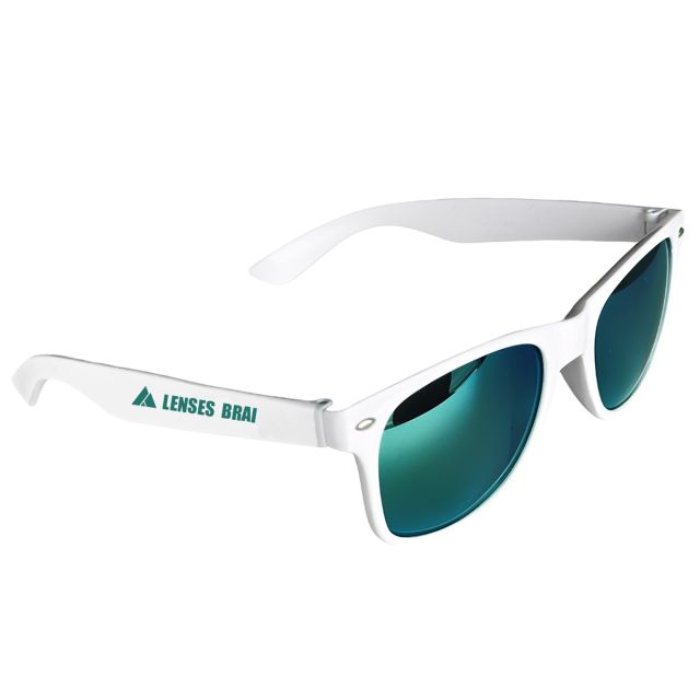 Mirrored Colored Lenses Custom Sunglasses