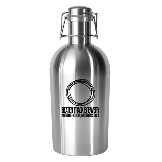Custom Stainless Steel Beer Growlers - 64 oz.