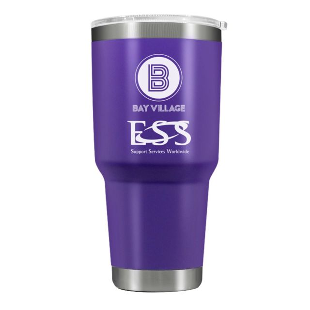 Custom Tapered Vacuum Stainless Steel Tumbler - 30 oz.
