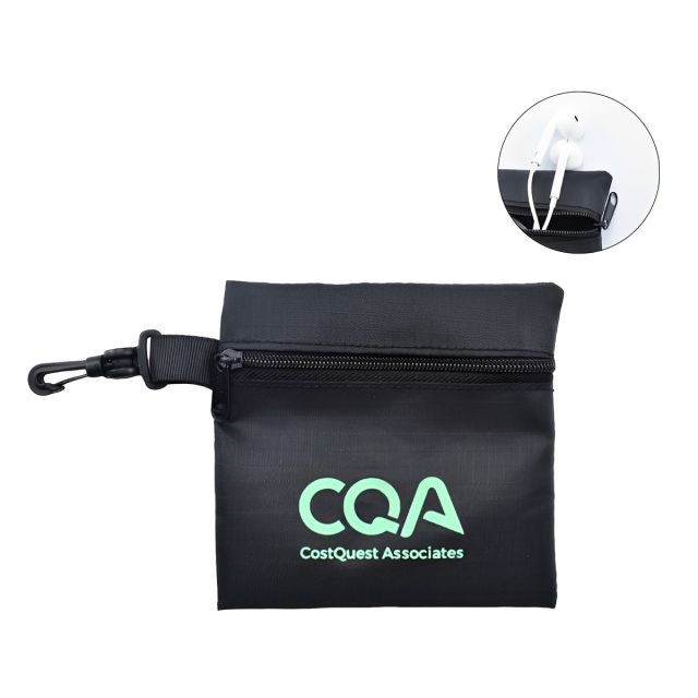 Ripstop Custom Travel Pouch w/ Clip