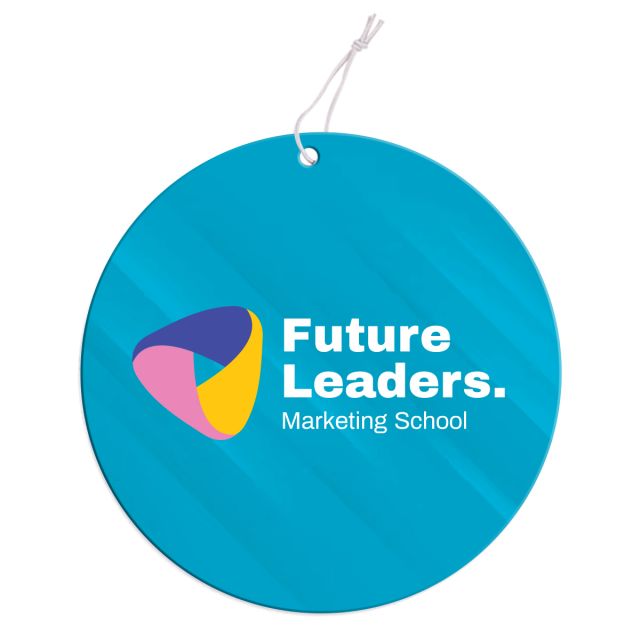 Full Color Custom Round Air Freshener - 3" dia.