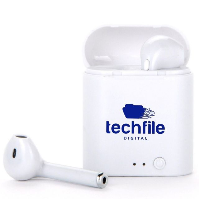 Custom Wireless Earbuds w/ Rechargeable Case