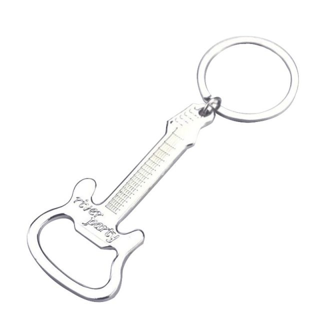 Custom Guitar Beer Bottle Opener  Keychain