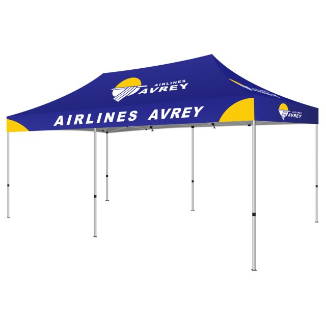 Full Color Deluxe Custom Pop Up Event Tent - 20'