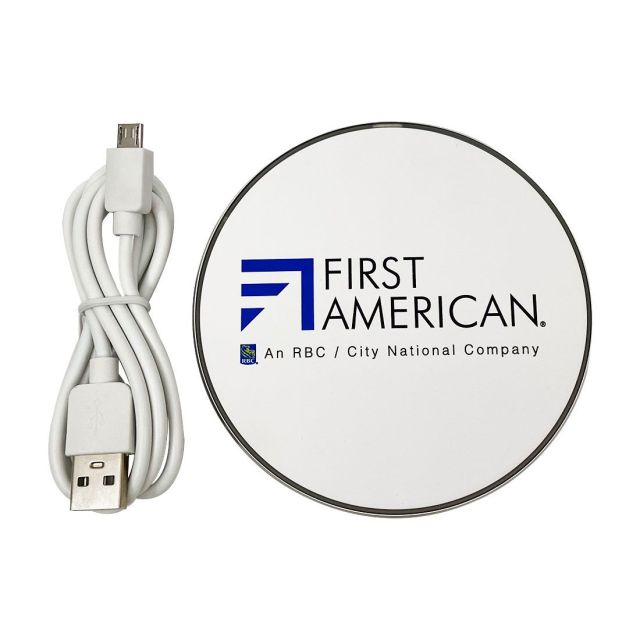 Two-Tone Wireless Promotional Charging Pad